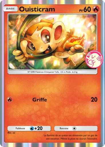 Carte Pokémon Ouisticram de l'extension Promo-A