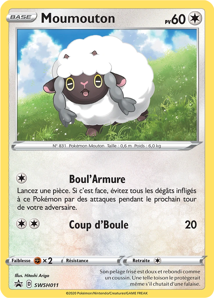 Carte Pokémon Moumouton de l'extension Promo SWSH