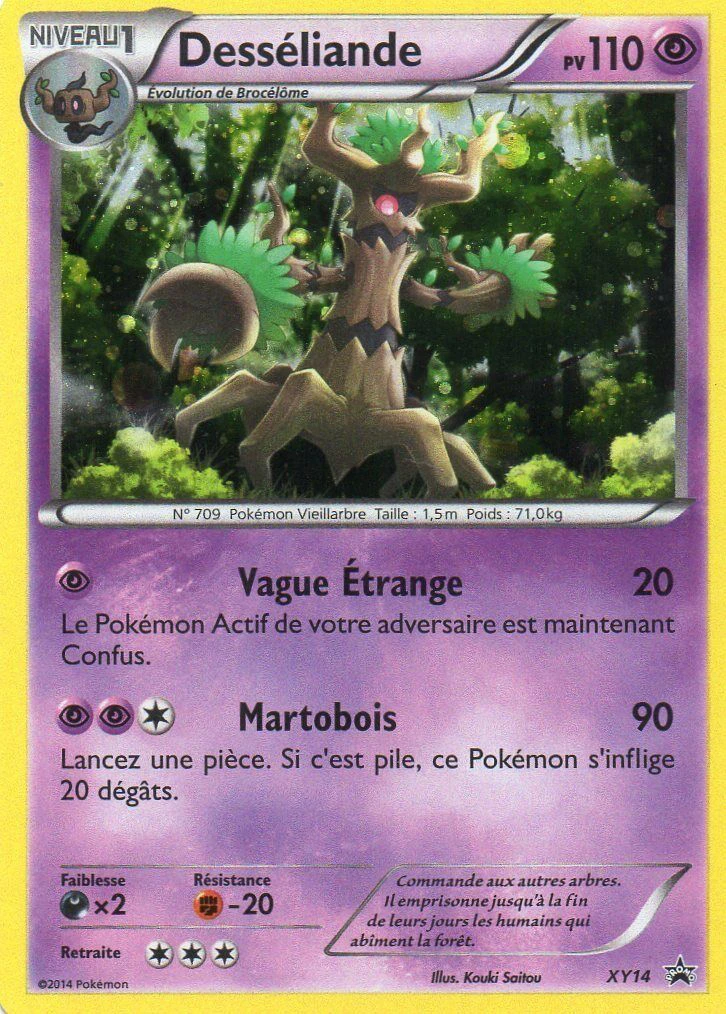 Carte Pokémon Desséliande de l'extension Promo XY