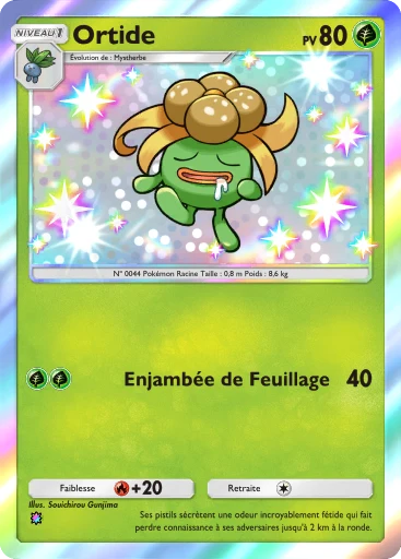 Carte Pokémon Ortide de l'extension Embrasement Écarlate