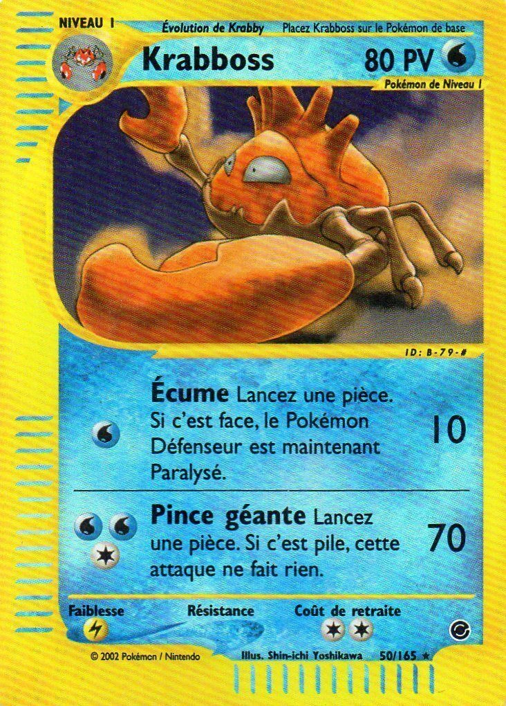 Carte Pokémon Krabboss de l'extension Expedition