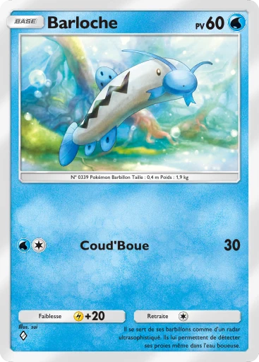 Carte Pokémon Barloche de l'extension Lumière Triomphale