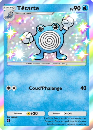 Carte Pokémon Têtarte de l'extension Méga-Ascension