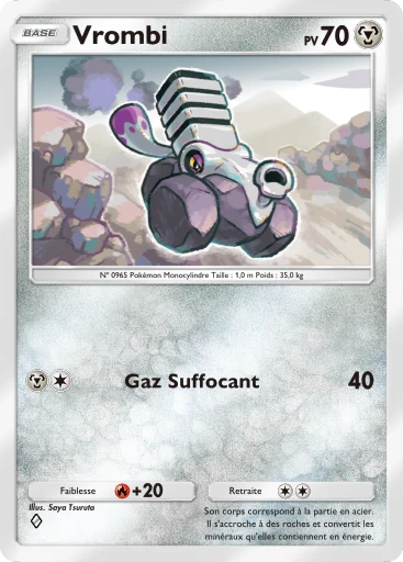 Carte Pokémon Vrombi de l'extension Méga-Rayonnement