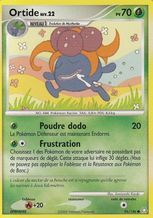 Carte Pokémon Ortide de l'extension Éveil des Légendes