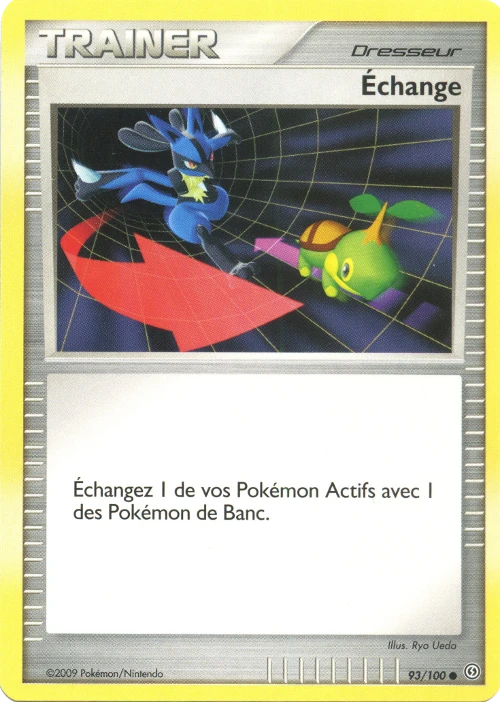Carte Pokémon Échange de l'extension Tempête