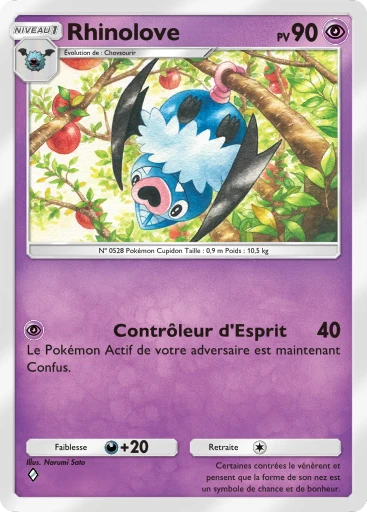 Carte Pokémon Rhinolove de l'extension Domination Céleste