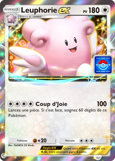 Carte Pokémon Leuphorie-ex de l'extension Promo-A