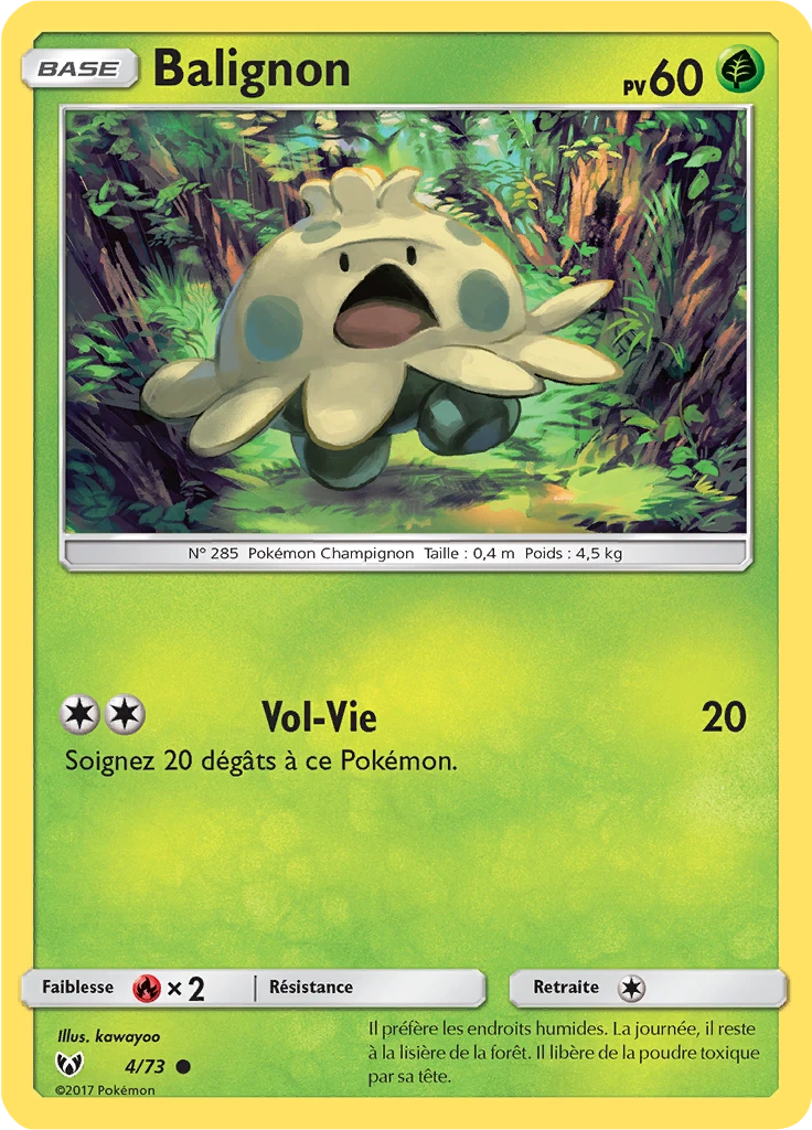Carte Pokémon Balignon de l'extension Légendes Brillantes