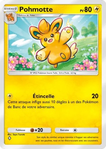 Carte Pokémon Pohmotte de l'extension Propulsion Paradoxe